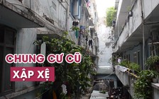 Sống thấp thỏm trong tòa chung cư xập xệ chờ giải tỏa