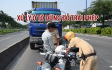 Xử lý ô tô dừng đỗ trái phép trên Xa lộ Hà Nội