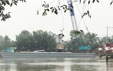 Sập cầu Long Kiển ở TP.HCM: Xe tải rơi xuống sông đã được trục vớt