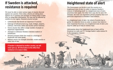 Toàn dân Thụy Điển được phát cẩm nang ứng phó chiến tranh