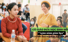 Cô giáo đưa học sinh đến với “Ngàn năm gấm lụa”