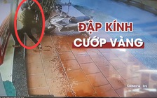 Truy tìm nghi phạm đập vỡ tủ kính, cướp vàng