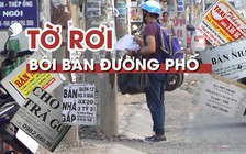 Cận cảnh hành trình bôi bẩn đường phố TP.HCM bằng tờ rơi “siêu tốc”