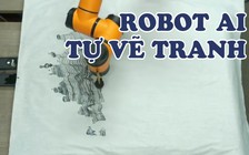 Thử đoán xem robot mang trí tuệ nhân tạo vẽ tranh gì?