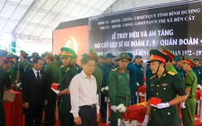 Đưa 42 liệt sĩ về nơi an nghỉ cuối cùng