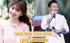 Tuấn Hưng, Hari Won cháy hết mình trên sân khấu trao giải Quả bóng vàng