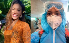 Minh Tú xúc động khi trở về Việt Nam sau 5 tháng kẹt ở Bali