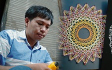 Anh bán gạo “gây sốt” với tranh làm từ đinh, chỉ trong ngày chống dịch