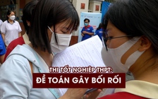 Đề môn Toán: Thí sinh than "20 câu cuối lạ lắm"!