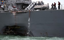 Chỉ huy 2 tàu khu trục Mỹ có khả năng ra tòa án binh vì sự cố va chạm chết người