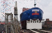 Nga hạ thủy tàu phá băng hạt nhân lớn nhất thế giới