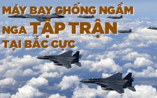 Không quân Nga huấn luyện trên tuyết trắng Bắc cực