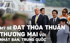 Thăm Nhật, ông Trump lạc quan về thương mại, hợp tác không gian và Triều Tiên