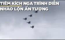 Xem tiêm kích Hiệp sĩ Nga, Én, Đại bàng Vàng Nga nhào lộn tại triển lãm Army-2019