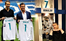 Sao phim Deadpool thăm SVĐ Real Madrid, làm dáng với ảnh của Ronaldo