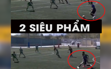 Cầu thủ trẻ ghi 2 siêu phẩm kiểu Messi trong 2 phút