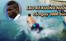 Balotelli thách chủ quán bar lao xe xuống biển và cái kết giá 2000 euro