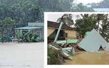 Kiệt sức vì mưa lũ