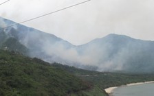 Rừng đặc dụng nam Hải Vân cháy ngùn ngụt, hàng trăm người dập lửa