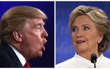 Tỉ lệ ủng hộ của ông Trump và bà Clinton đã sát nhau