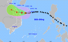 Bão số 5 giật cấp 12, cách Quảng Trị-Quảng Ngãi 180 km, 640 người trong vùng nguy hiểm