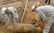 Thi công khu tái định cư, phát hiện bom nặng 344 kg