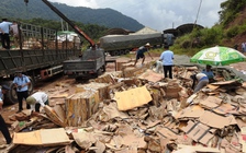 Bóc hơn 6.000 thanh gỗ quý khỏi 80 tấn giấy phế liệu trong suốt 4 ngày