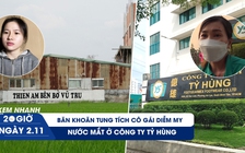 Xem nhanh 20H ngày 2.11: Nước mắt ở Công ty Tỷ Hùng | Tìm Diễm My liên quan Tịnh thất Bồng Lai