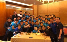 Xuân Trường 'giở trò' trong sinh nhật của Công Phượng và Đức Huy