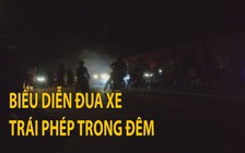 Theo chân hàng trăm “quái xế” biểu diễn đua xe trái phép ở mũi tàu Láng Lớn