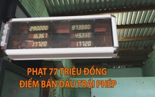 Phạt 77 triệu đồng điểm bán dầu trái phép