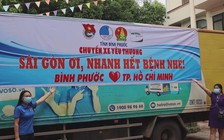 Bình Phước gửi chuyến xe “Sài Gòn ơi nhanh hết bệnh nhé” chi viện chống Covid-19