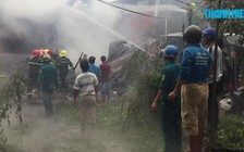 Dân xóm nhỏ cuống cuồng vì cháy nhà gần cơ sở buôn bán gas
