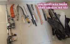 Mang súng, lựu đạn, mã tấu đi giải quyết mâu thuẫn lúc đá gà