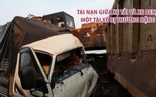 Giải cứu kịp thời tài xế bị kẹt cứng trong tai nạn giữa xe tải và xe ben