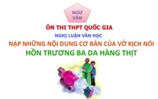 [ÔN THI THPT QUỐC GIA 2019] MÔN VĂN: Chuyên đề 4 - Hồn Trương Ba da hàng thịt
