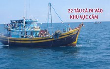 22 tàu cá vi phạm hành lang an toàn đường ống dẫn khí dưới biển
