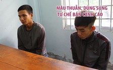 Mẫu thuẫn, lấy súng tự chế bắn cảnh cáo