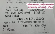 Một hộ dân “bàng hoàng” nhận hóa đơn tiền nước 33,4 triệu đồng