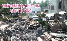 Cháy trại mộc ở An Giang, thiệt hại gần 1 tỉ đồng