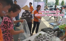 Dân Hải Phòng hào hứng mang rác thải nhựa đổi cây xanh, bình thủy tinh