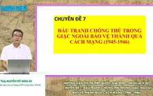 [ÔN THI THPT QUỐC GIA 2020] MÔN LỊCH SỬ - CĐ 7: Chống thù trong giặc ngoài bảo vê thành quả CM 1945 - 1946