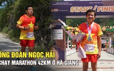 Người Hà Giang ngạc nhiên thấy ông Đoàn Ngọc Hải chạy marathon ngang nhà mình