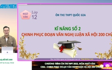 Ôn thi tốt nghiệp THPT môn văn: Làm sao để viết đoạn văn với 200 chữ