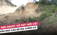 “Cát tặc” trêu ngươi “xẻ thịt” đồi cát gần nhà cán bộ địa chính xã