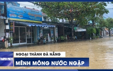 Nước sông Túy Loan dâng cao, học sinh vùng ven Đà Nẵng phải nghỉ học