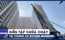 Diễn tập chữa cháy, cứu người tại chung cư Golden Mansion ở Phú Nhuận