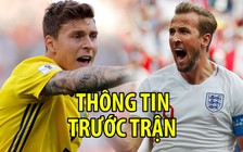 Thông tin trước trận Thụy Điển - Anh