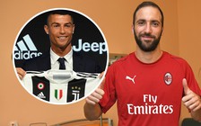 Higuain đành phải rời Juventus, sang Milan để nhường chỗ cho Ronaldo