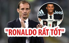 Không ghi bàn, Ronaldo vẫn được HLV Juventus khen ngợi hết lời